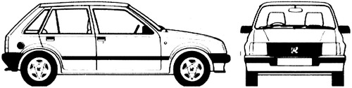 Vauxhall Nova 5-Door (1987)
