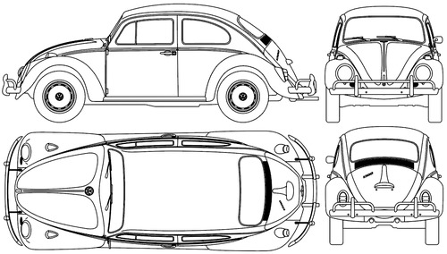 Volkswagen Beetle 1300 (1965)
