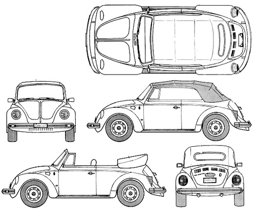 Volkswagen Beetle 1303 LS Cabrio (1979)