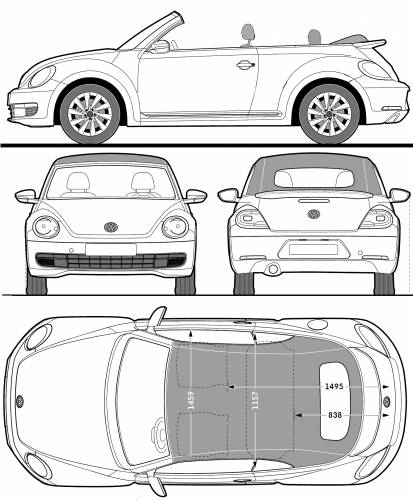 Volkswagen Beetle Cabriolet (2013)