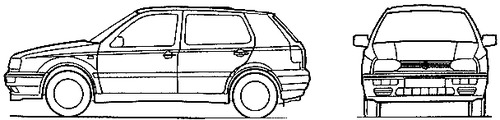 Volkswagen Golf III 5-Door (1993)