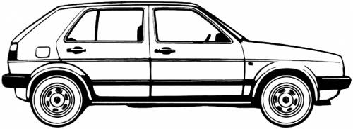 Volkswagen Golf Mk.II 1.3 5-Door (1988)