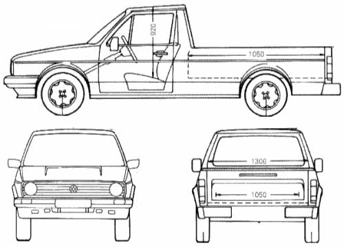 Volkswagen Mk.1 Caddy (1990)