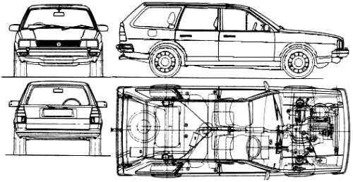Volkswagen Passat B2 Variant (1974)