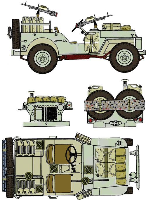 Willys Jeep MB SAS