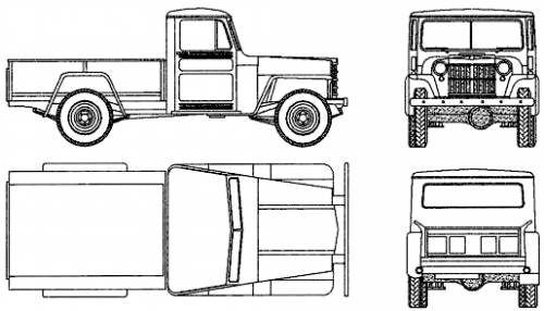 Willys Jeep Pick-up 4x4 (1954)