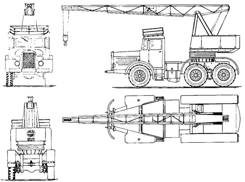 Thornycroft Amazon Coles Mk7 7 ton mobile crane