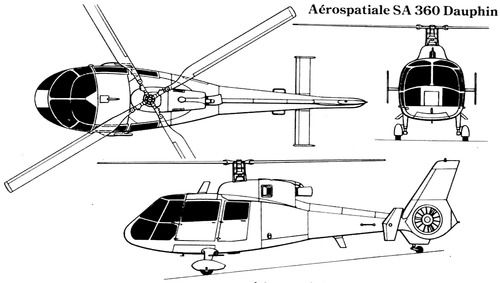 Aerospatiale SA.360 Dauphin