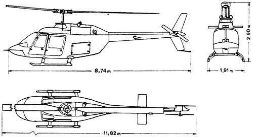 AgustaBell AB206A JetRanger