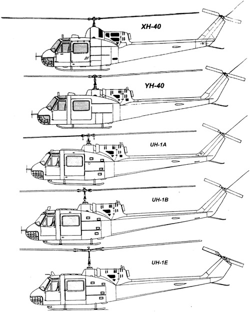 Bell 204 UH-1 Iroquois - Huey