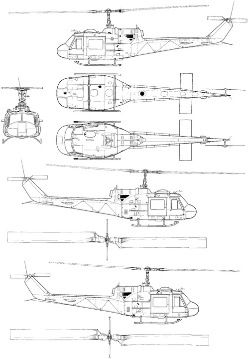 Bell 204 UH-1E Iroquois Huey
