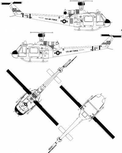 Bell 204 UH-1F Heui