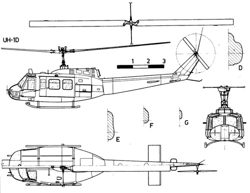 Bell 205 UH-1D Iroquois Huey