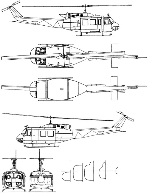 Bell 205 UH-1D Iroquois - Huey