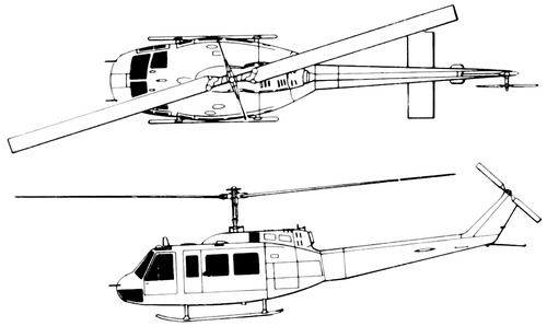 Bell 205 UH-1H Iroquois Huey