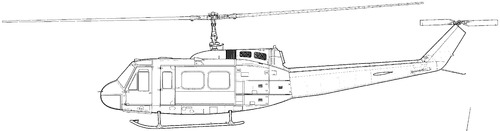Bell 205 YUH-1D Iroquois Huey