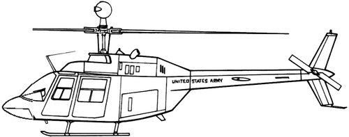 Bell 206 OH-58 Kiowa