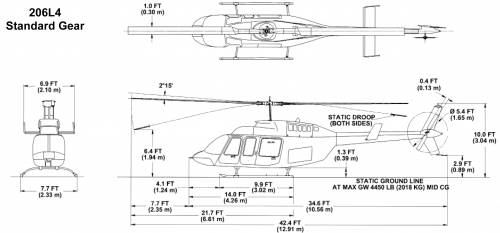 Bell 206L4 Standard Gear