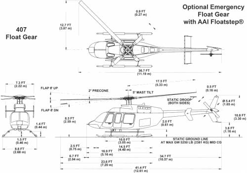 Bell 407 Float Gear