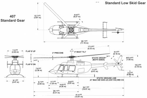 Bell 407 Standard Gear