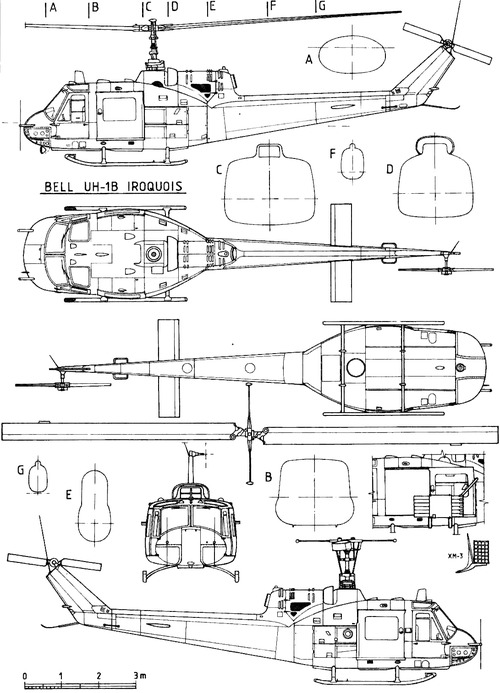 Bell UH-1B Iroquis (Bell 204 Huey)