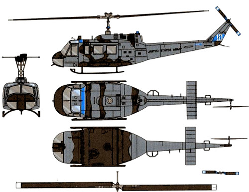 Bell UH-1D Iroquois - Huey