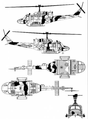 Bell UH-1N Gunship
