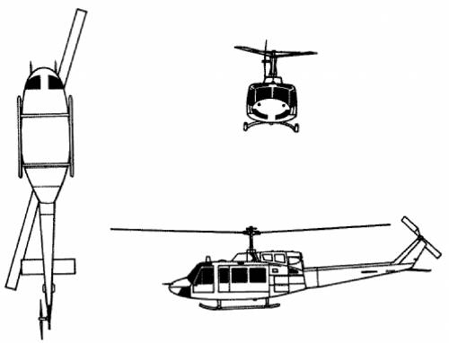 Bell UH-1N Model 212