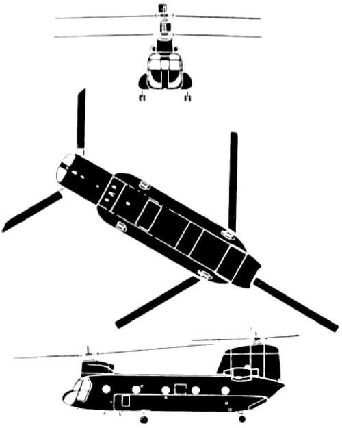 Boeing-Vertol CH-47A Chinook
