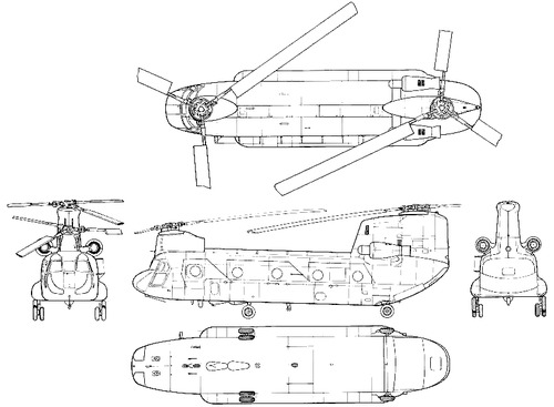 Boeing-Vertol CH-47A Chinook