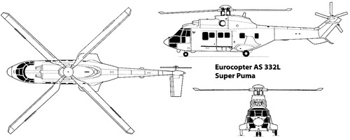 Eurocopter Aerospatiale AS.332L Super Puma
