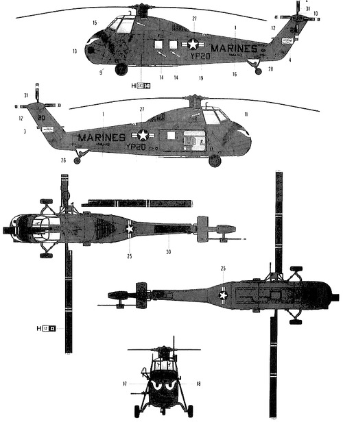 Sikorsky S-58 UH-34D Choctaw
