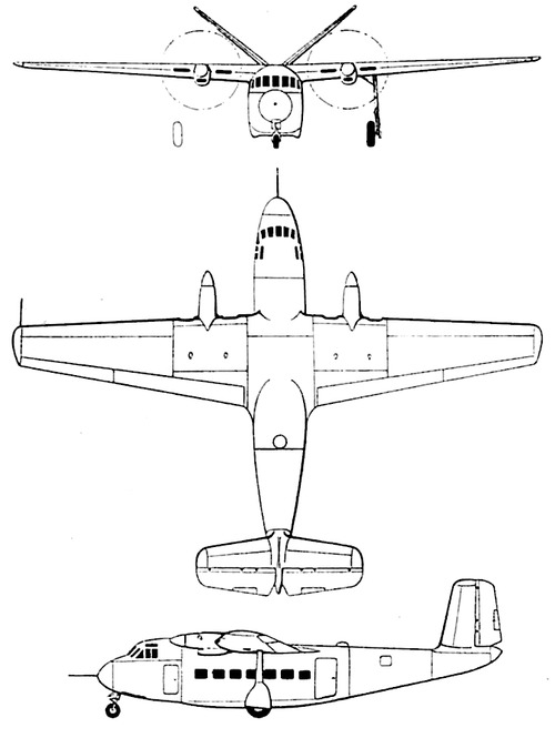 Beechcraft Model 34 Twin-Quad