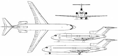 Boeing 727-100c and 727-200