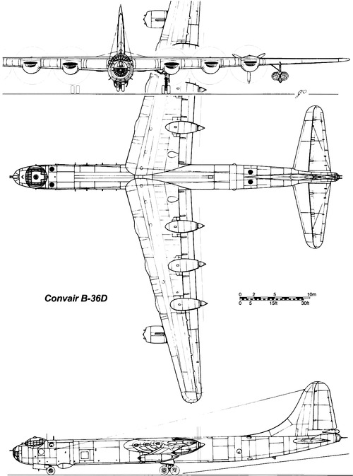 Convair B-36D Peacemaker