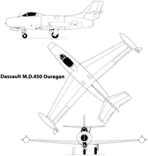 Dassault MD450 Ouragan