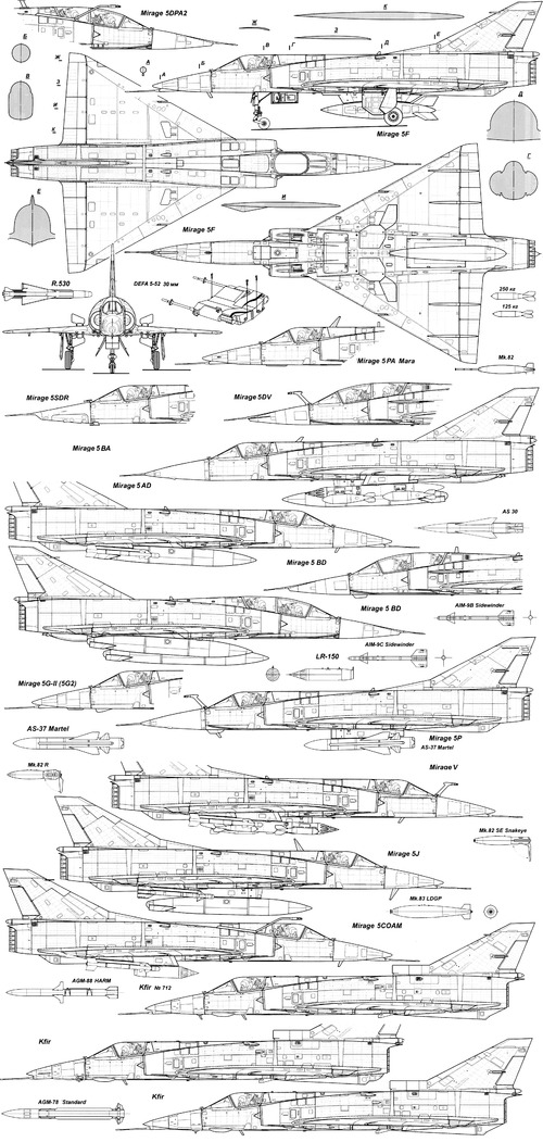 Dassault Mirage 5 - IAI Kfir