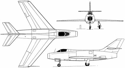 Dassault Mystere IVA (France) (1952)