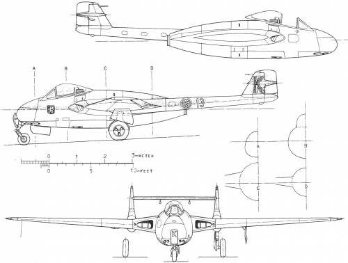 de Havilland DH.100 Vampire (J-28)