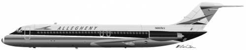 Douglas DC-9 Airplane