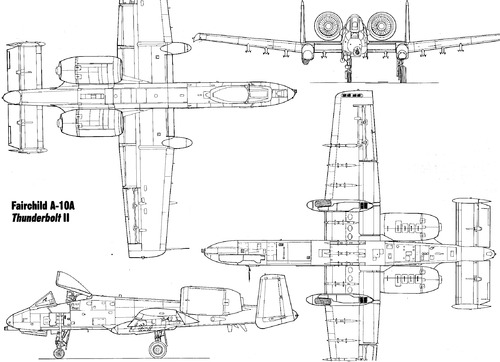 Fairchild Republic A-10A Thunderbolt II Warthog