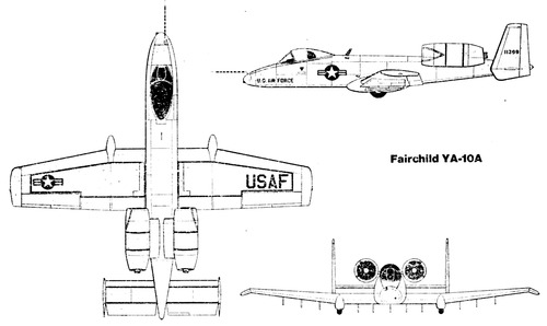 Fairchild Republic YA-10A Thunderbolt II