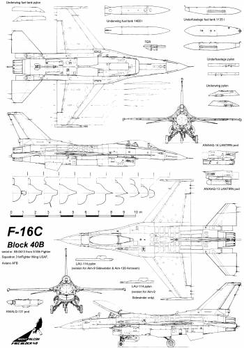 General Dynamics F-16C Falcon Block 40