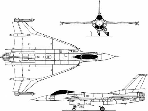 General Dynamics F-16XL (USA) (1982)