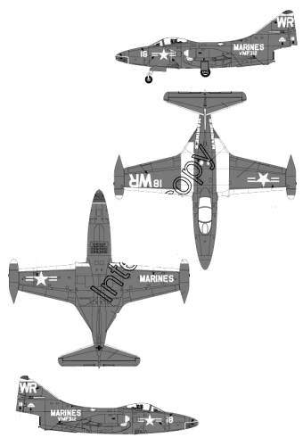 Grumman F9F-4 Panther