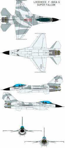 Lockheed F-16kia G super falcon