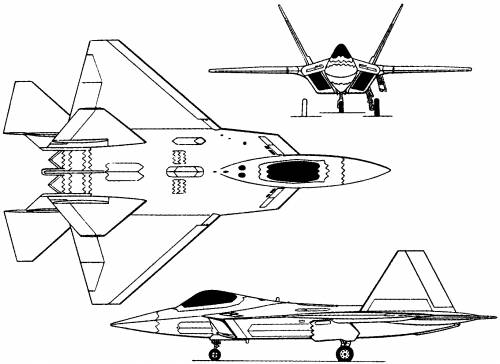 Lockheed F-22 Raptor (USA) (1990)