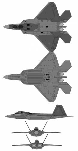 Lockheed Martin Boeing F-22 Raptor