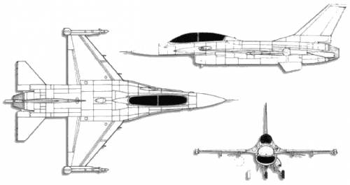 Lockheed Martin (General Dynamics) F-16B Fighting Falcon