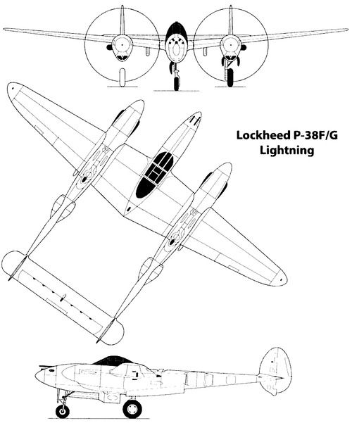 Lockheed P-38F-G Lightning